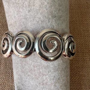 Brighton Silver Spiral Bracelet